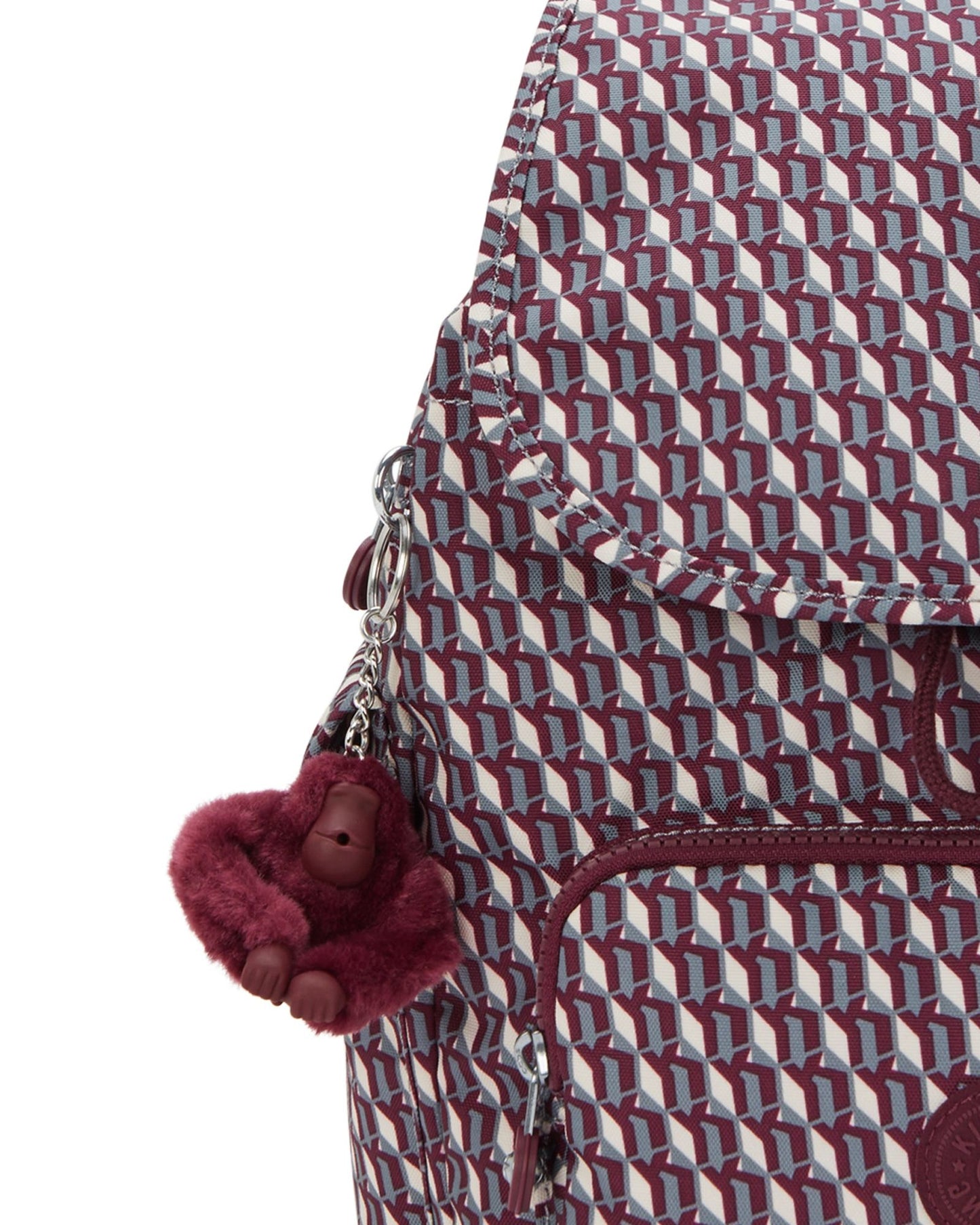 حقيبة ظهر Kipling City Pack S 3Dk Wine Small I4581-1PB