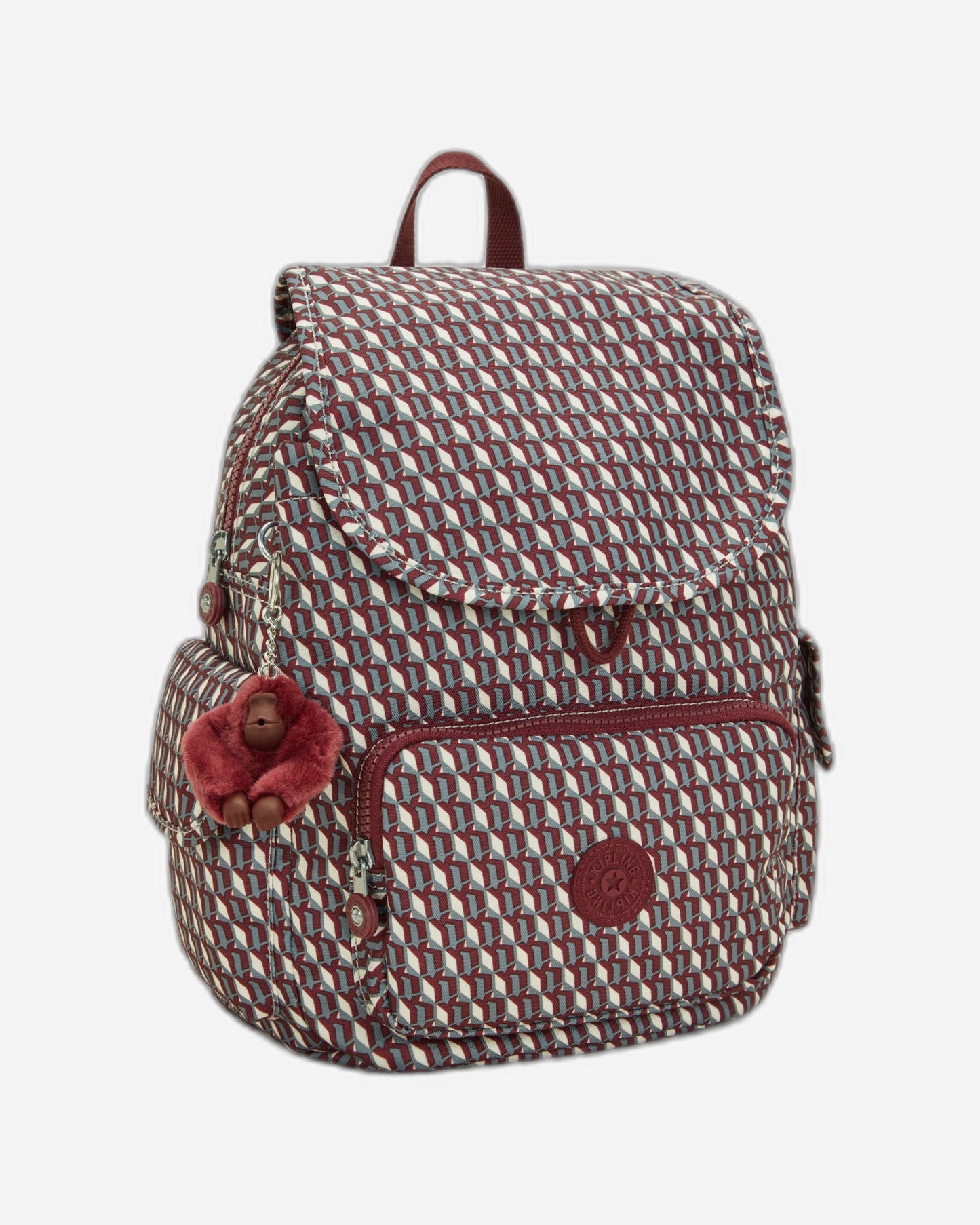 حقيبة ظهر Kipling City Pack S 3Dk Wine Small I4581-1PB