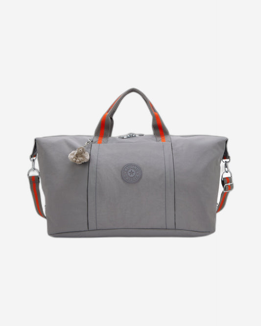حقيبة Kipling Bori Inviting Grey Large Weekender (مع جراب عربة وحزام كتف قابل للإزالة) I4582-8DH