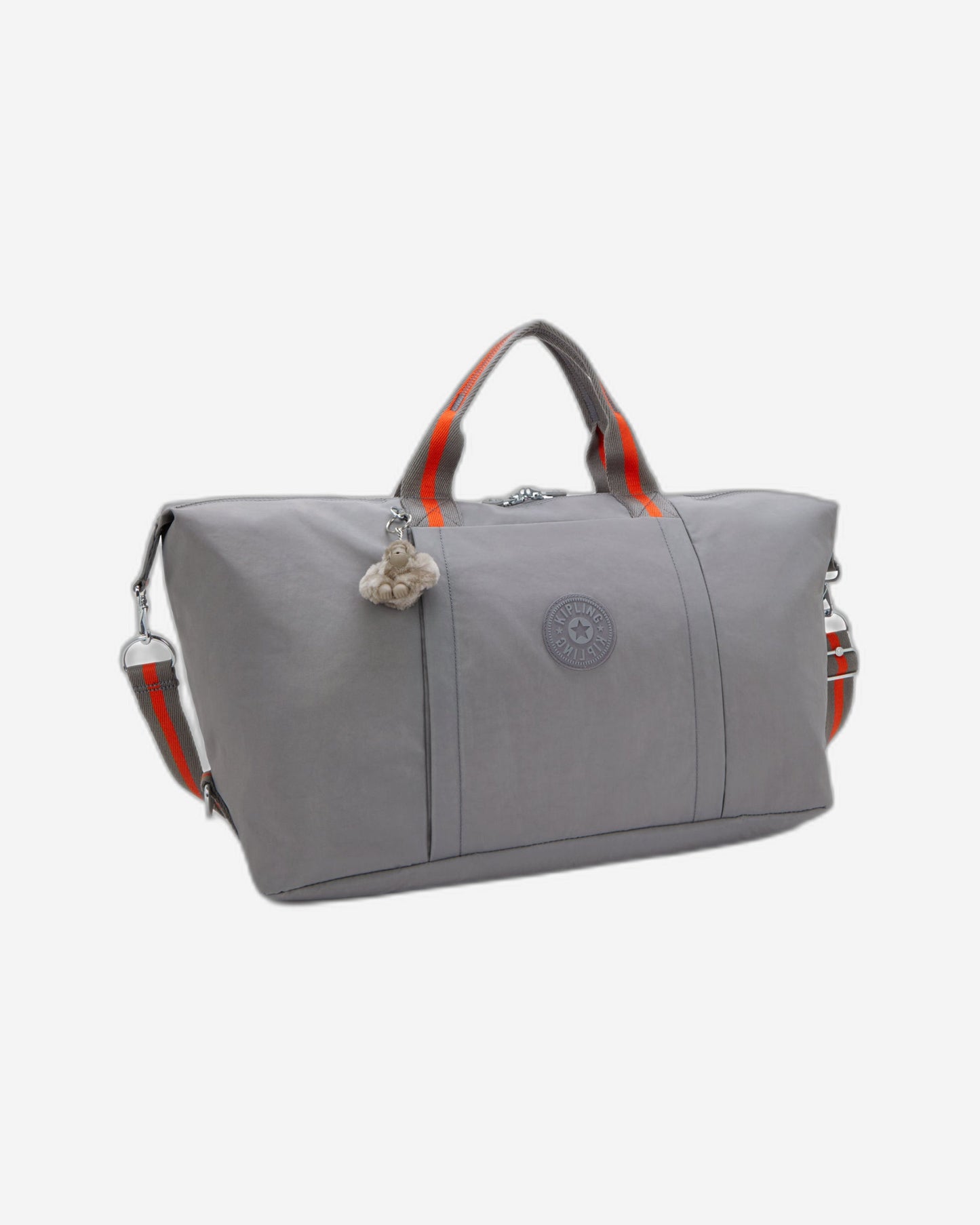حقيبة Kipling Bori Inviting Grey Large Weekender (مع جراب عربة وحزام كتف قابل للإزالة) I4582-8DH