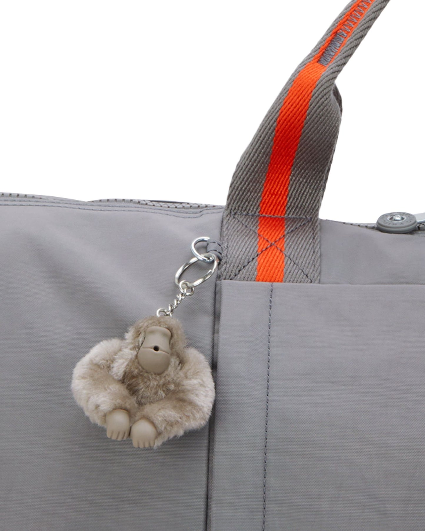 حقيبة Kipling Bori Inviting Grey Large Weekender (مع جراب عربة وحزام كتف قابل للإزالة) I4582-8DH