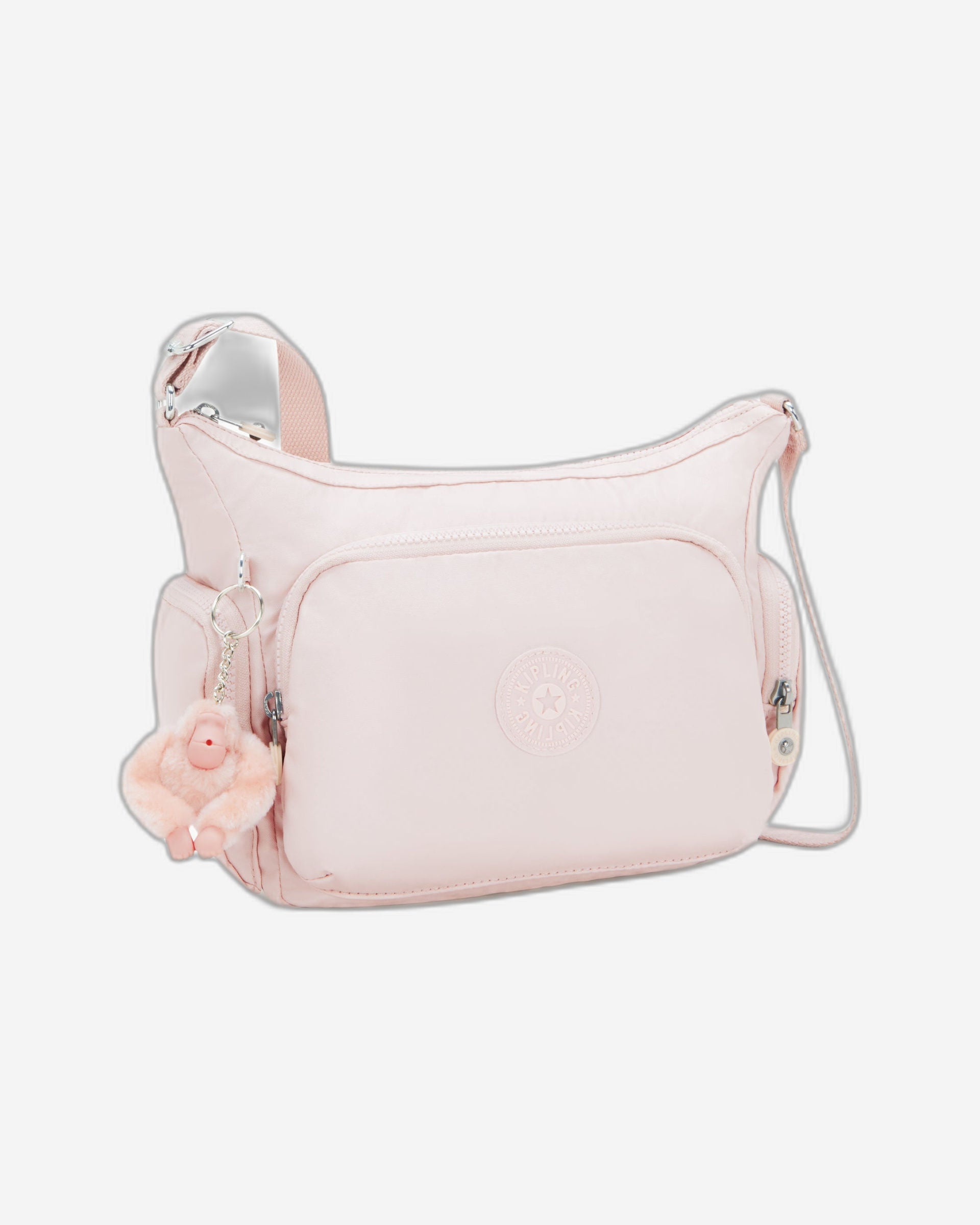 حقيبة كتف كيبلينج غاب إس بينك شاين متوسطة الحجم I4611-3DZ