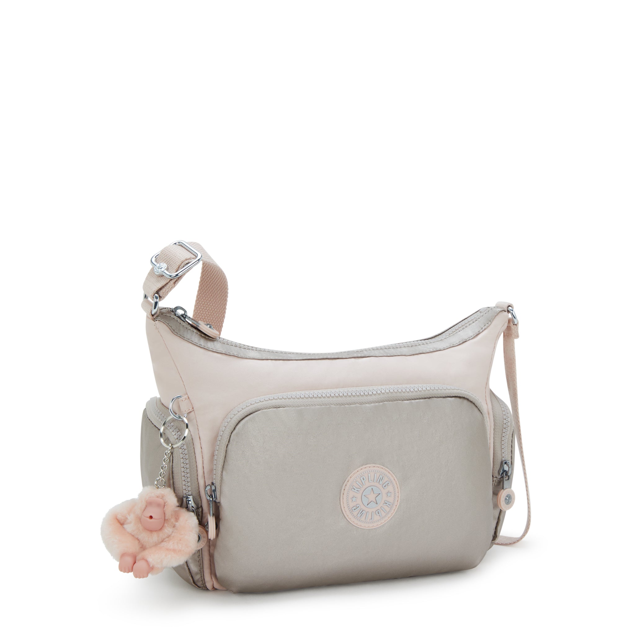 حقيبة كتف متوسطة الحجم من كيبلينج غاب إس بينك شاين بلو I4611-3EL