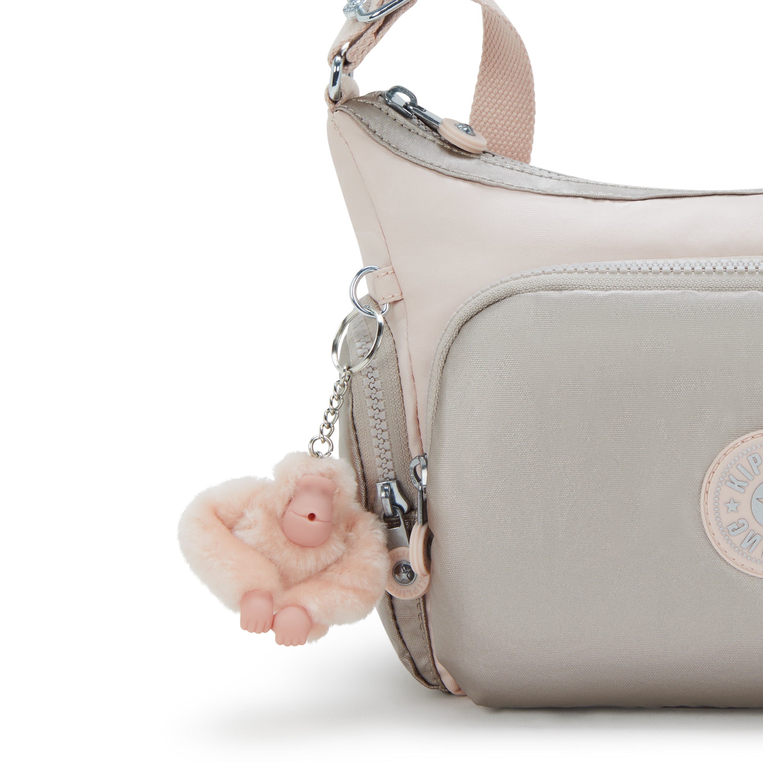 حقيبة كتف متوسطة الحجم من كيبلينج غاب إس بينك شاين بلو I4611-3EL