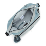 حقيبة كيبلينج جاب إس مريحة باللون الرمادي والأزرق متوسطة الحجم I4611-3FM