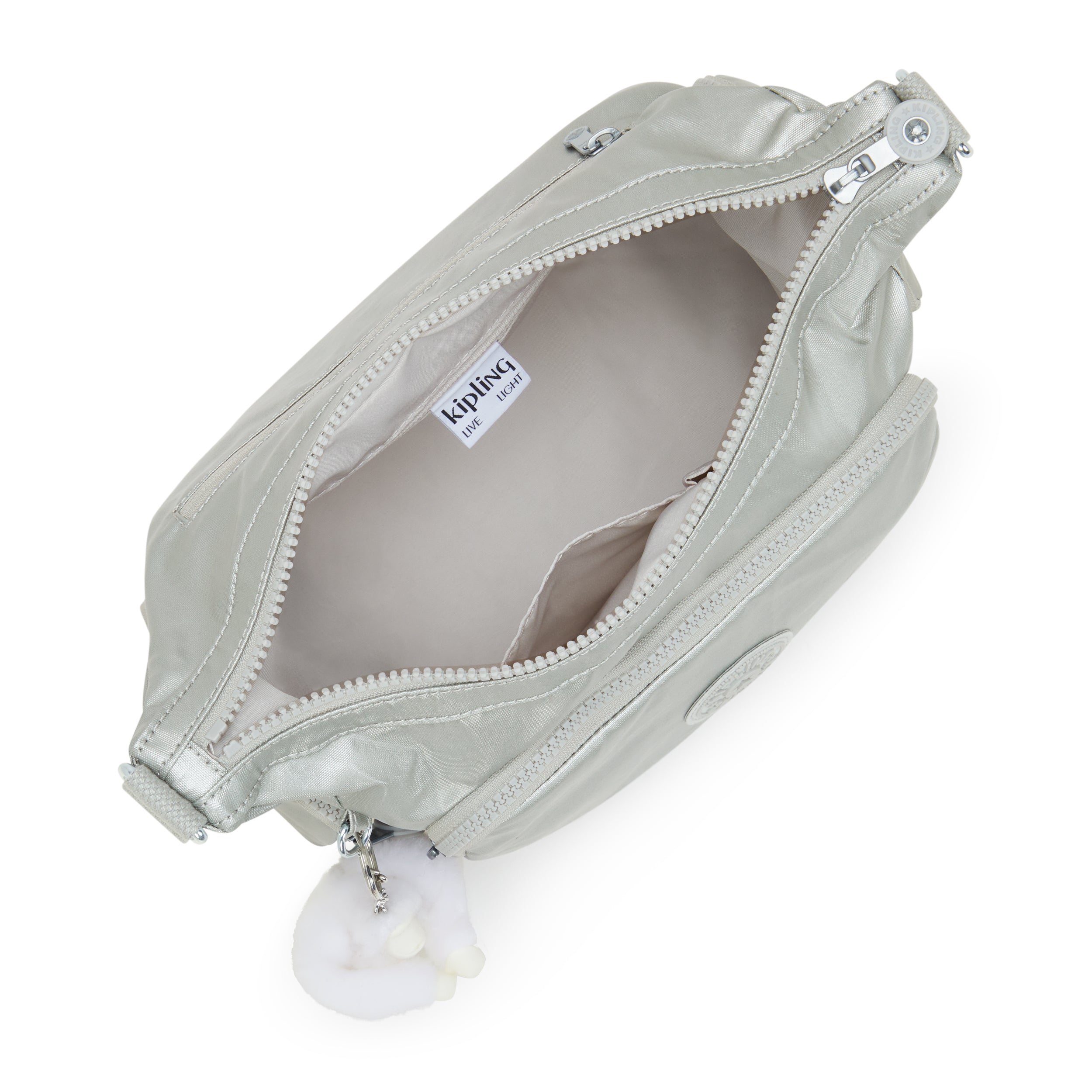 حقيبة كيبلينج غاب إس نيو برايت ميتاليك متوسطة الحجم I4611-70P