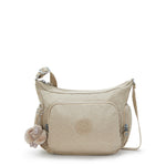Kipling Gabb S Signature Beige Embossed Medium Crossbody Bag I4611-96A