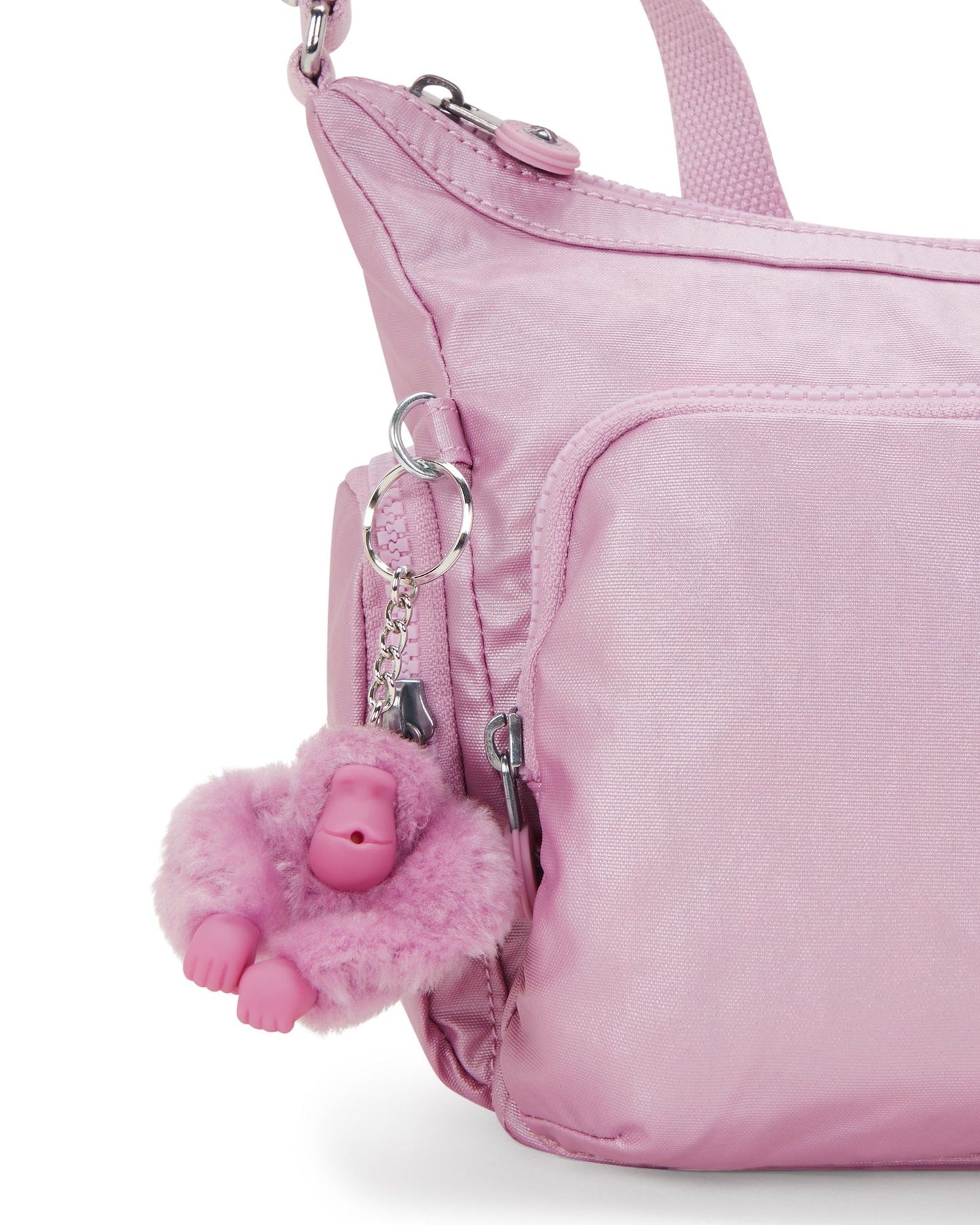 حقيبة كيبلينج غاب إس متوسطة الحجم بلون أرجواني معدني C2I4611-F4D