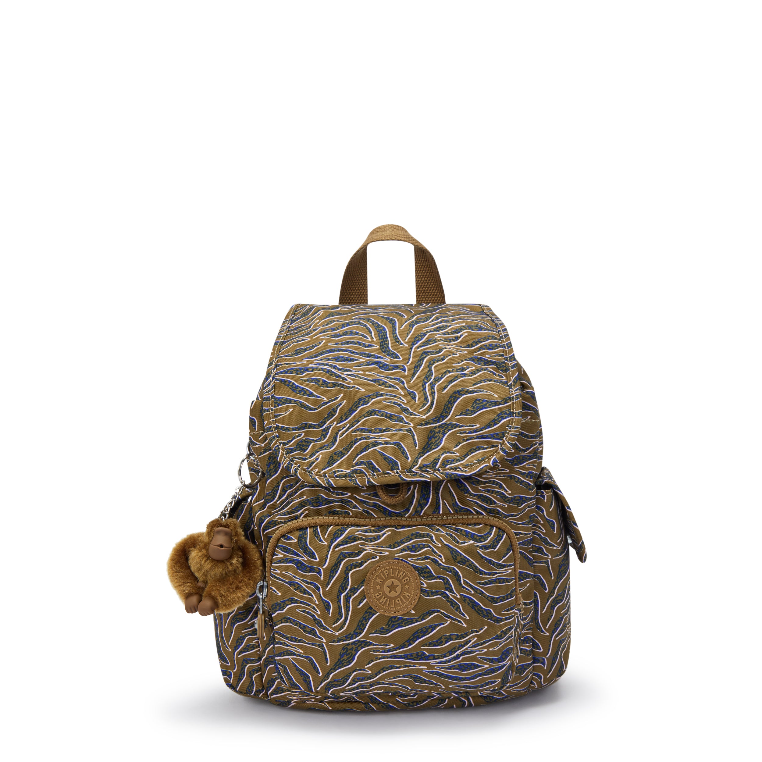 Kipling City Pack Mini Undersea Leaves Small Backpack I4628-1PR