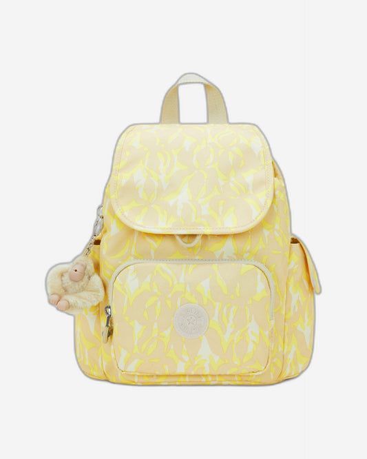 حقيبة ظهر Kipling City Pack Mini Palm Mood Sun الصغيرة I4628-4DP
