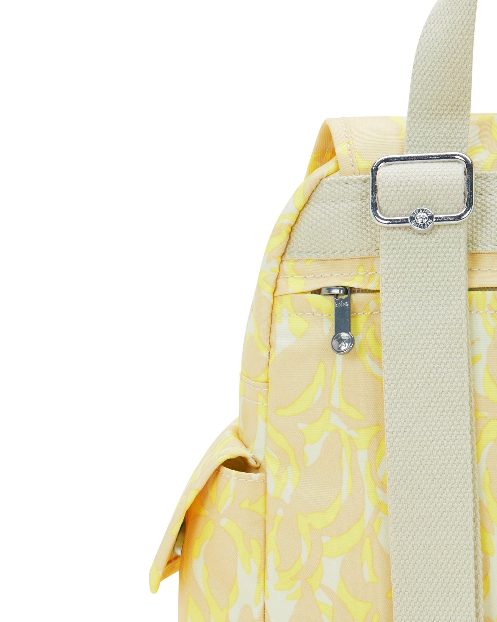 حقيبة ظهر Kipling City Pack Mini Palm Mood Sun الصغيرة I4628-4DP