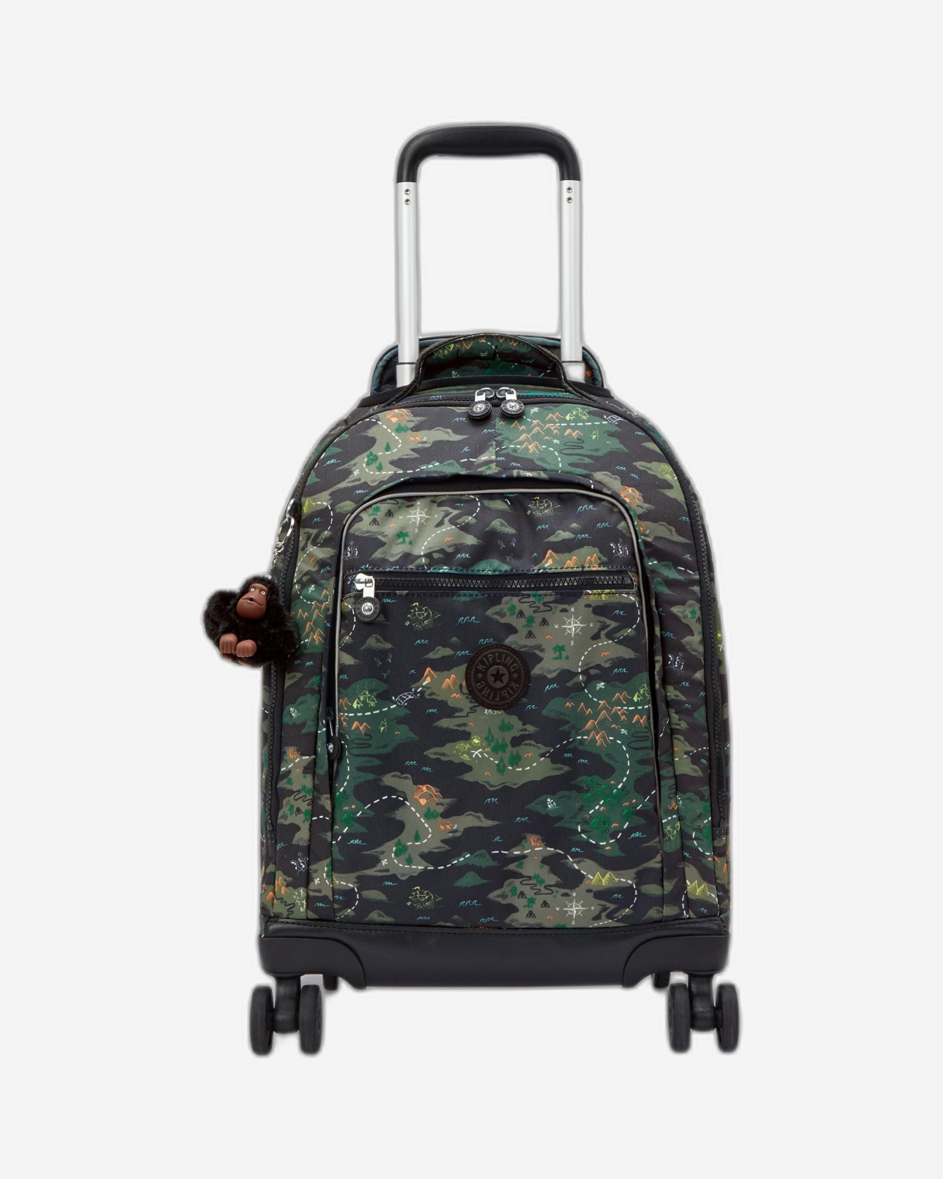 حقيبة ظهر KIPLING New Zea Camo Treasure Large ذات العجلات (مع حماية للكمبيوتر المحمول) I4674-3PB