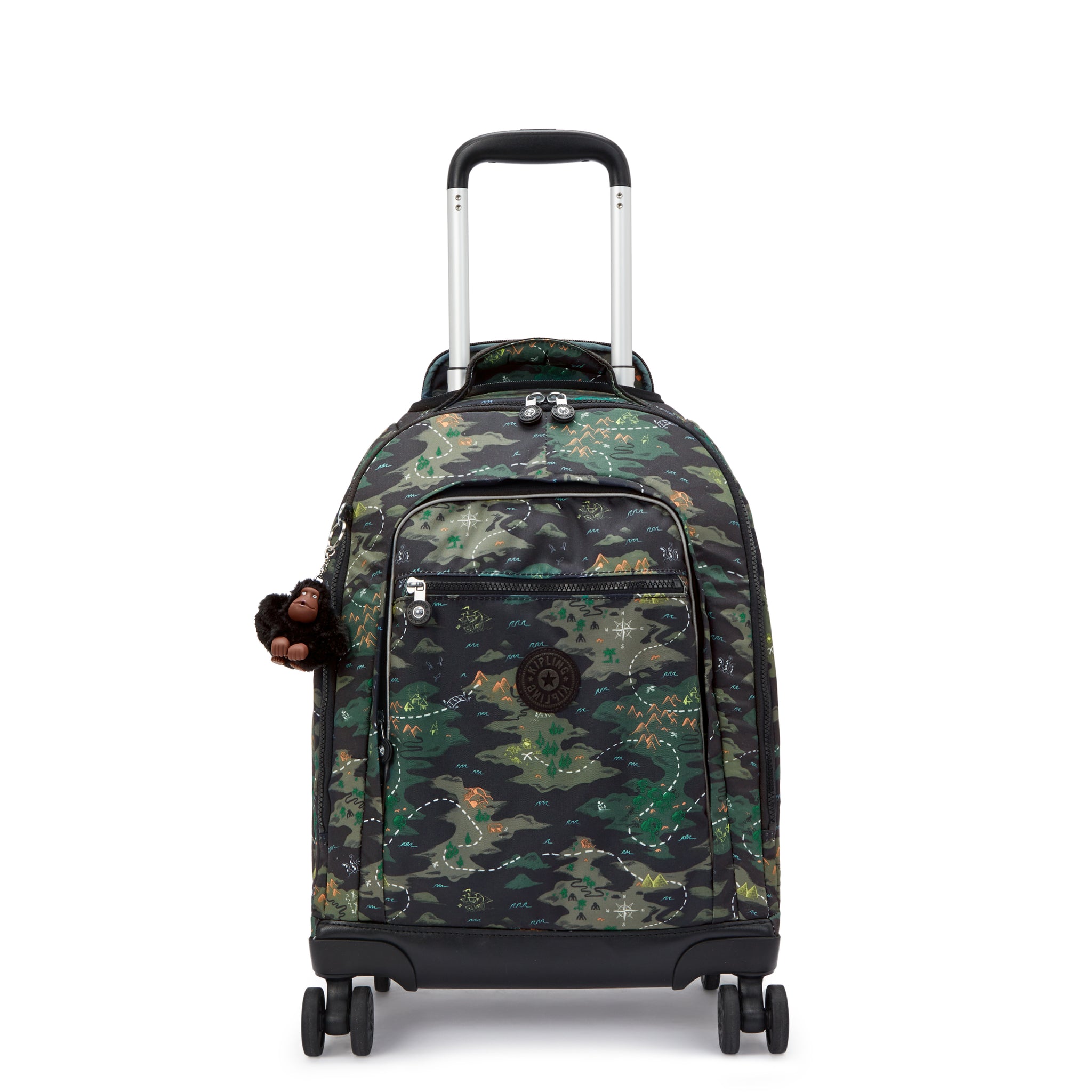 KIPLING New Zea Camo Treasure Large wheeled backpack (with laptop protection) I4674-3PB