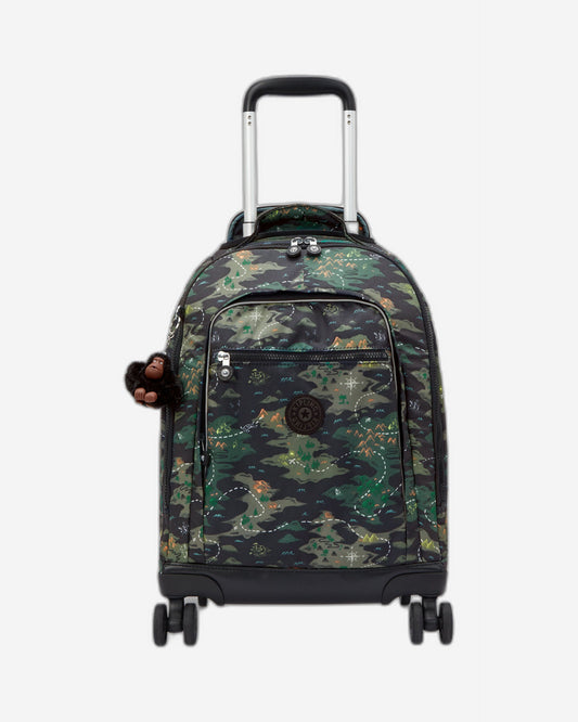 حقيبة ظهر KIPLING New Zea Camo Treasure Large ذات العجلات (مع حماية للكمبيوتر المحمول) I4674-3PB