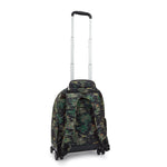 حقيبة ظهر KIPLING New Zea Camo Treasure Large ذات العجلات (مع حماية للكمبيوتر المحمول) I4674-3PB