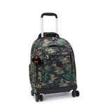 حقيبة ظهر KIPLING New Zea Camo Treasure Large ذات العجلات (مع حماية للكمبيوتر المحمول) I4674-3PB