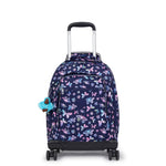 KIPLING-New Zea-Large wheeled backpack (with laptop protection)-Butterfly Fun-I4674-F5K