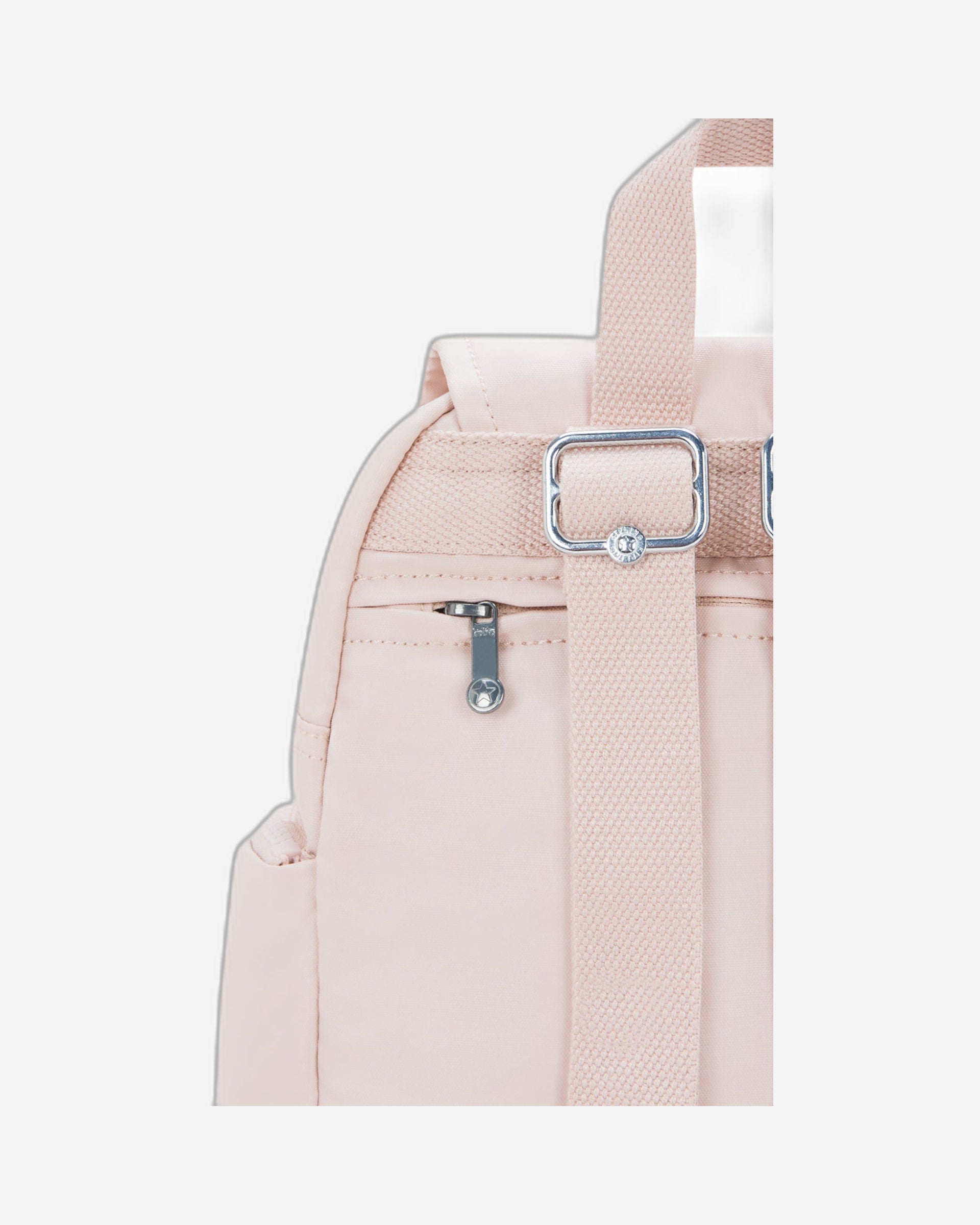 حقيبة ظهر كيبلينج سيتي زيب ميني بينك شاين صغيرة I4697-3DZ