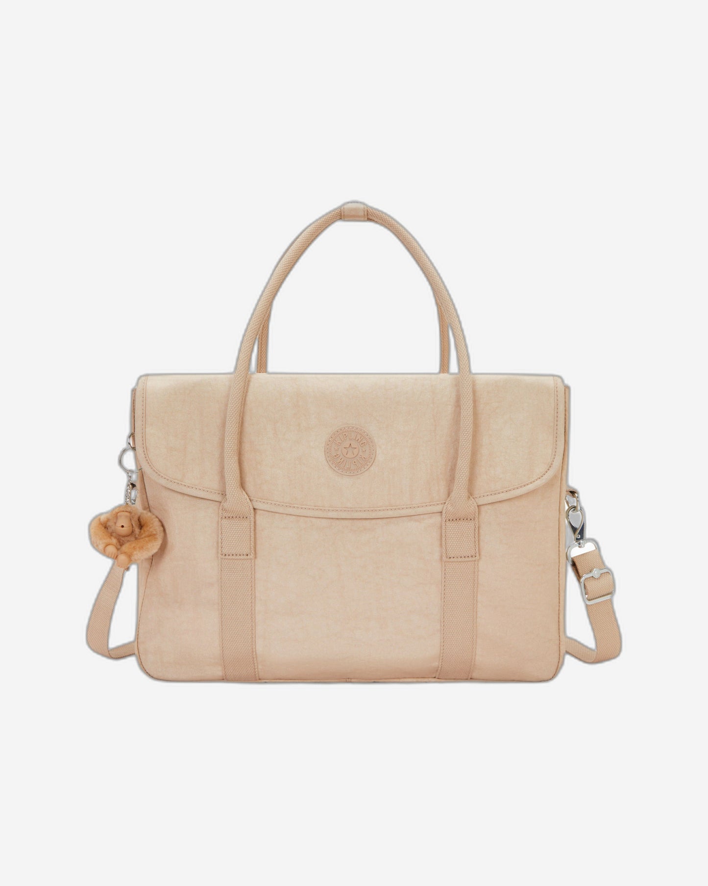 حقيبة عمل Kipling Superworker Sparkled Beige (بحزام كتف قابل للإزالة) I4718-5DV