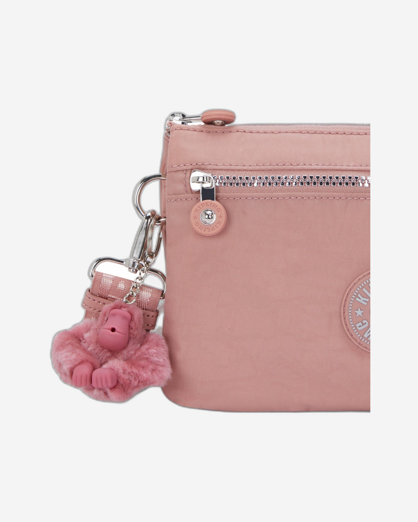 حقيبة Kipling Riri Zip Glorious Pink صغيرة متقاطعة (مع حزام كتف قابل للإزالة) I4745-8HB