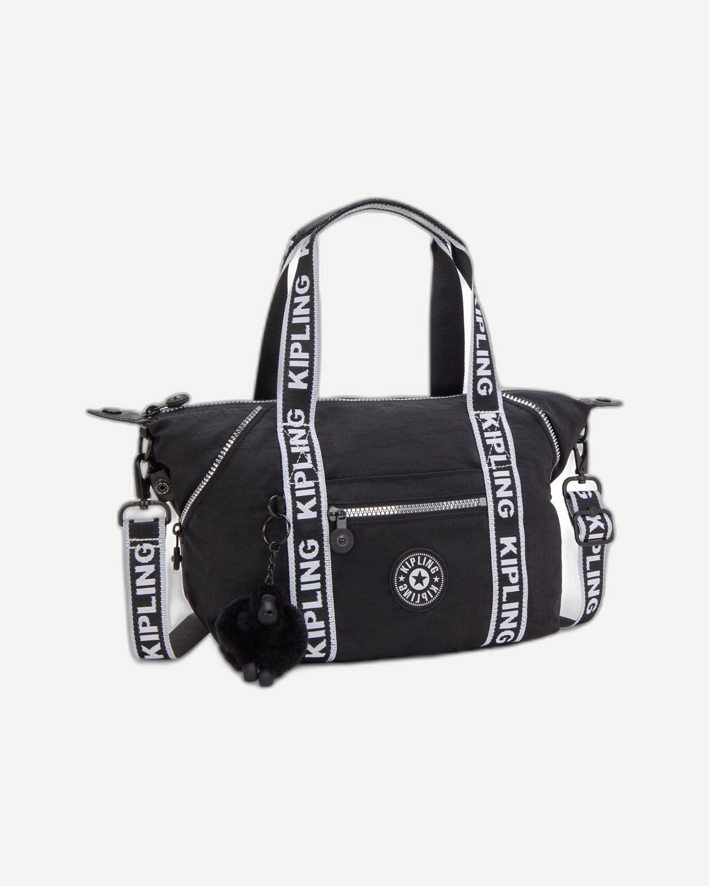 حقيبة يد كيبلينج آرت ميني جلوريوس فضية صغيرة I4781-9SB