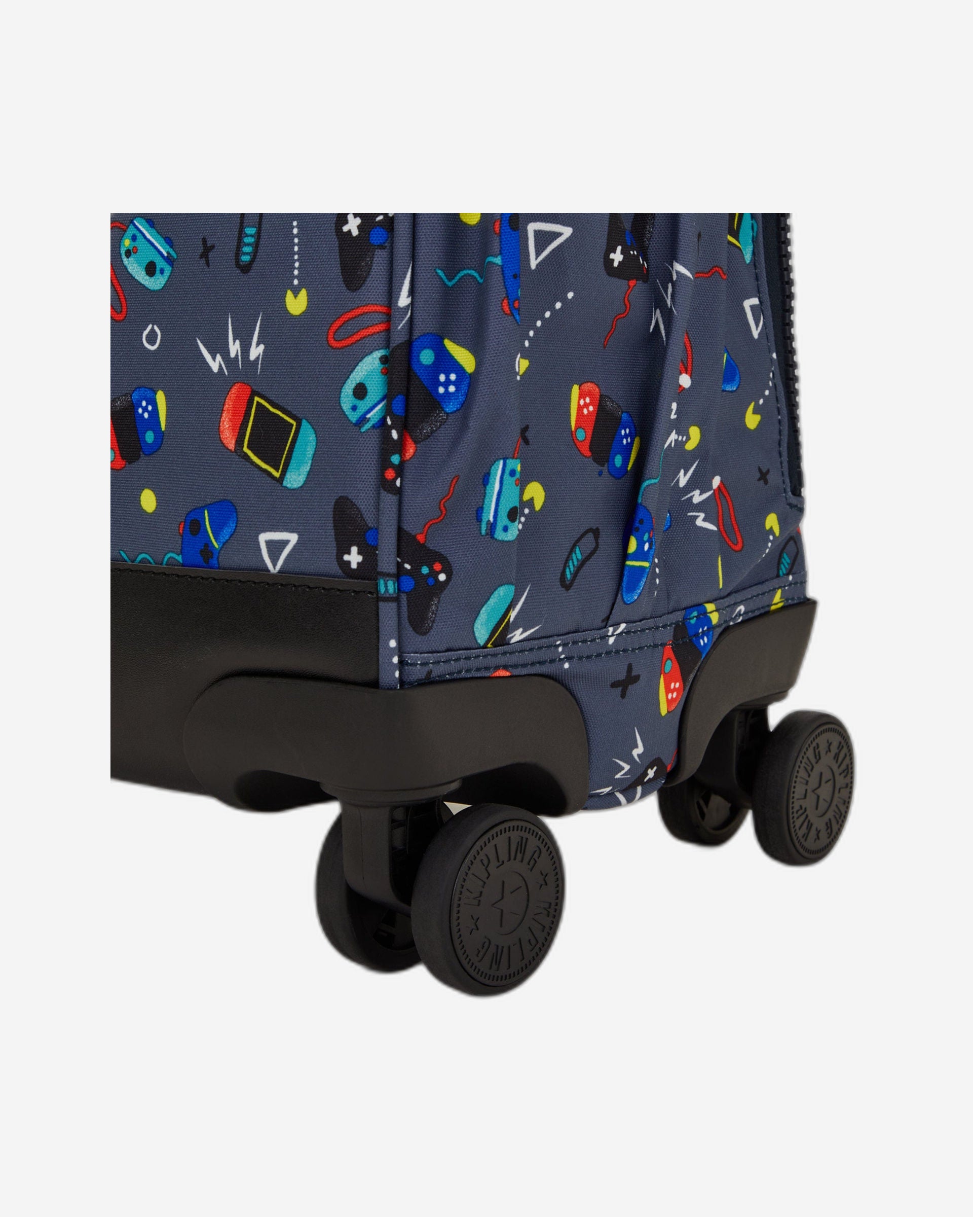 حقيبة ألعاب Kipling New Storia رمادية كبيرة بعجلات C2I4847-T6T