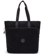 Kipling Glynn Black Fuzz Large Tote I4936-5PF