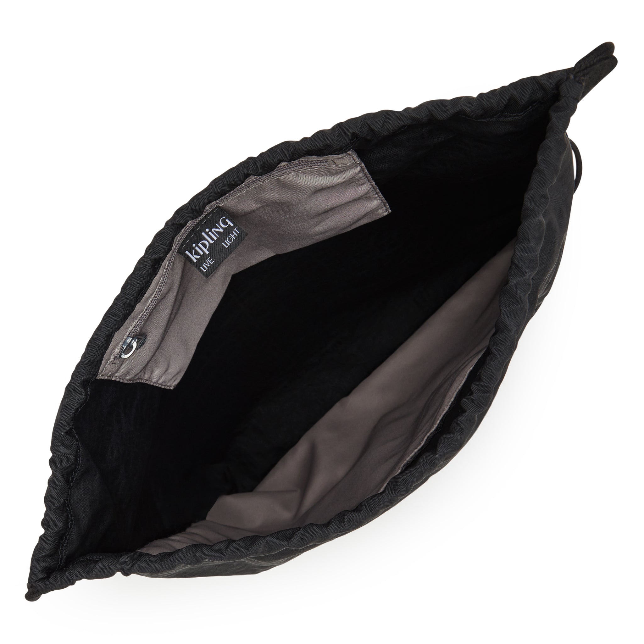 حقيبة ظهر كيبلينج سوبرتابو سوداء خفيفة متوسطة الحجم I4971-TL4