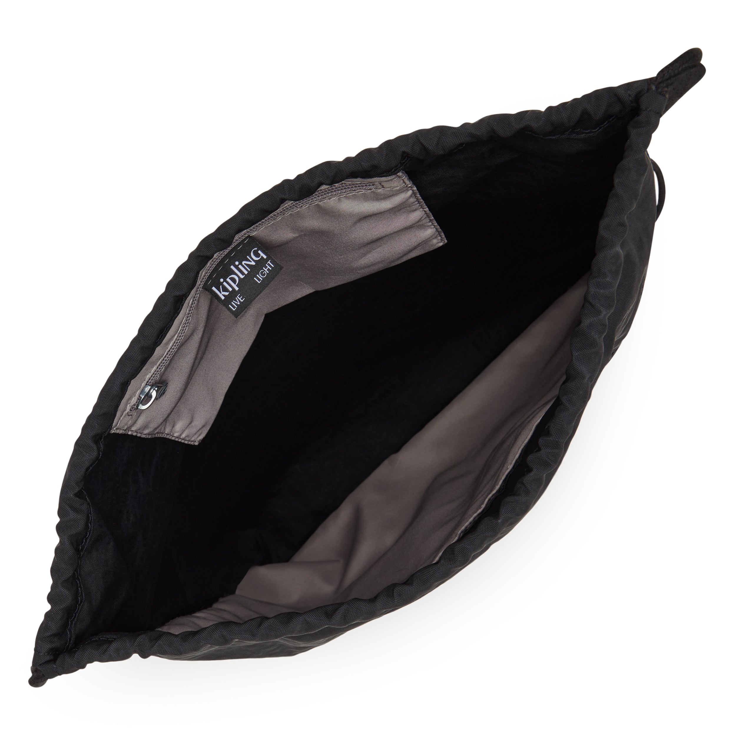 حقيبة ظهر كيبلينج سوبرتابو سوداء خفيفة متوسطة الحجم I4971-TL4