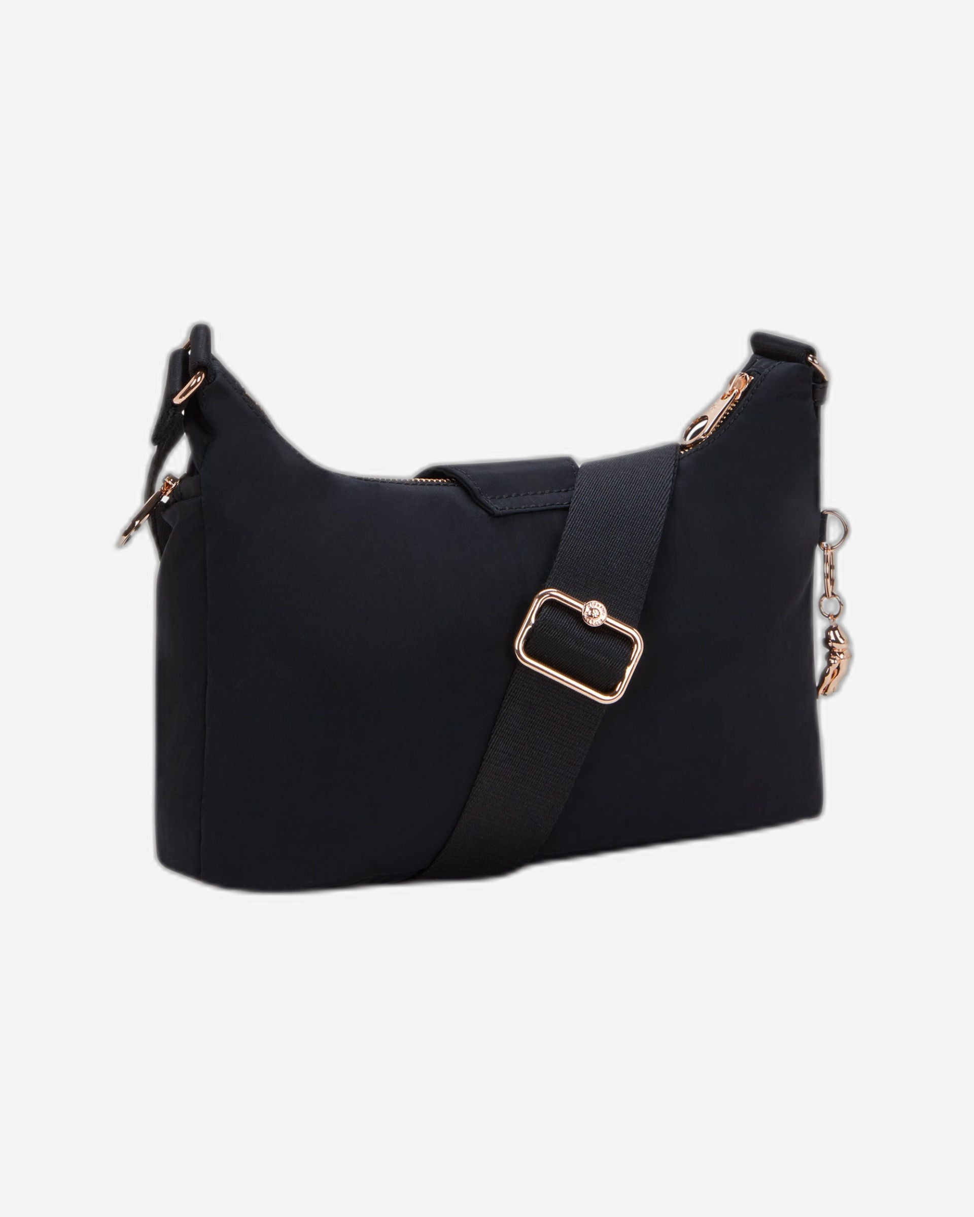 حقيبة كروس بودي متوسطة الحجم من كيبلينج سيرا إم، لون أسود ووردي وتوابل، I5107-62Q