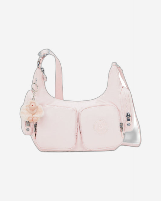 حقيبة كروس بودي صغيرة Kipling Rikka S وردية لامعة I5164-3DZ