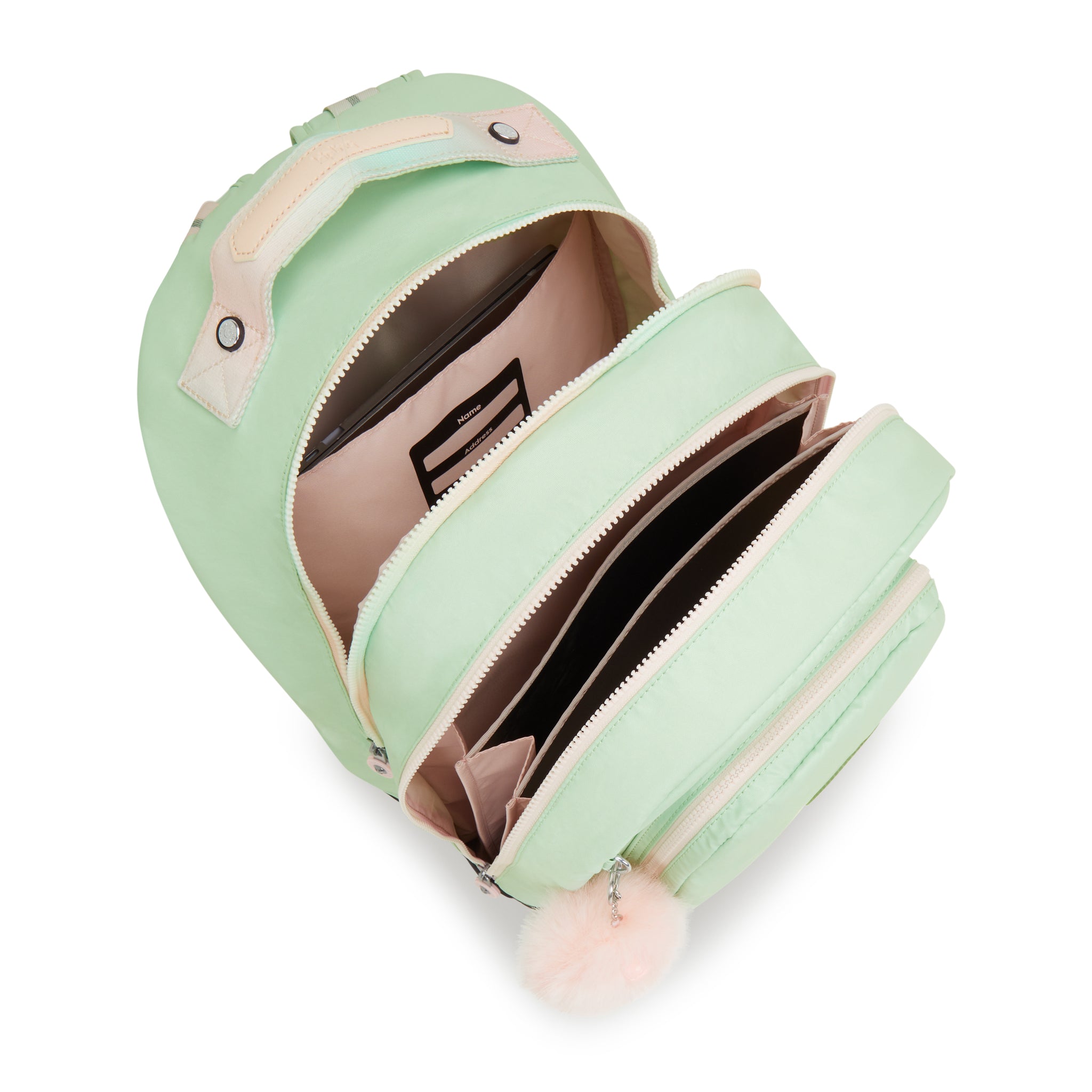 حقيبة ظهر كيبلينج كلاس روم كبيرة باللون الأخضر الناعم C2I5213-5KY