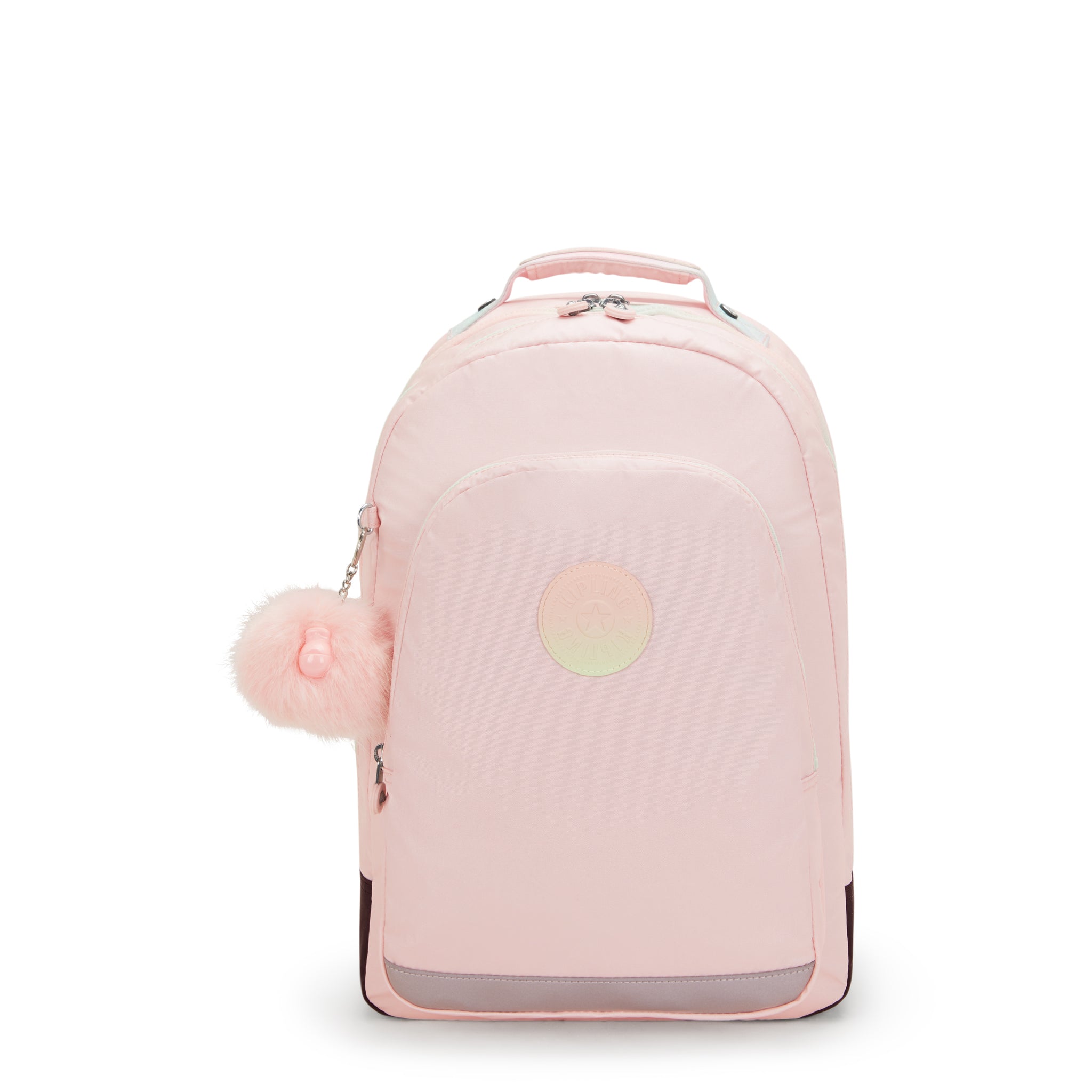 KIPLING-Class Room-Large backpack (with laptop protection)-Blush Metallic-I5213-E7L