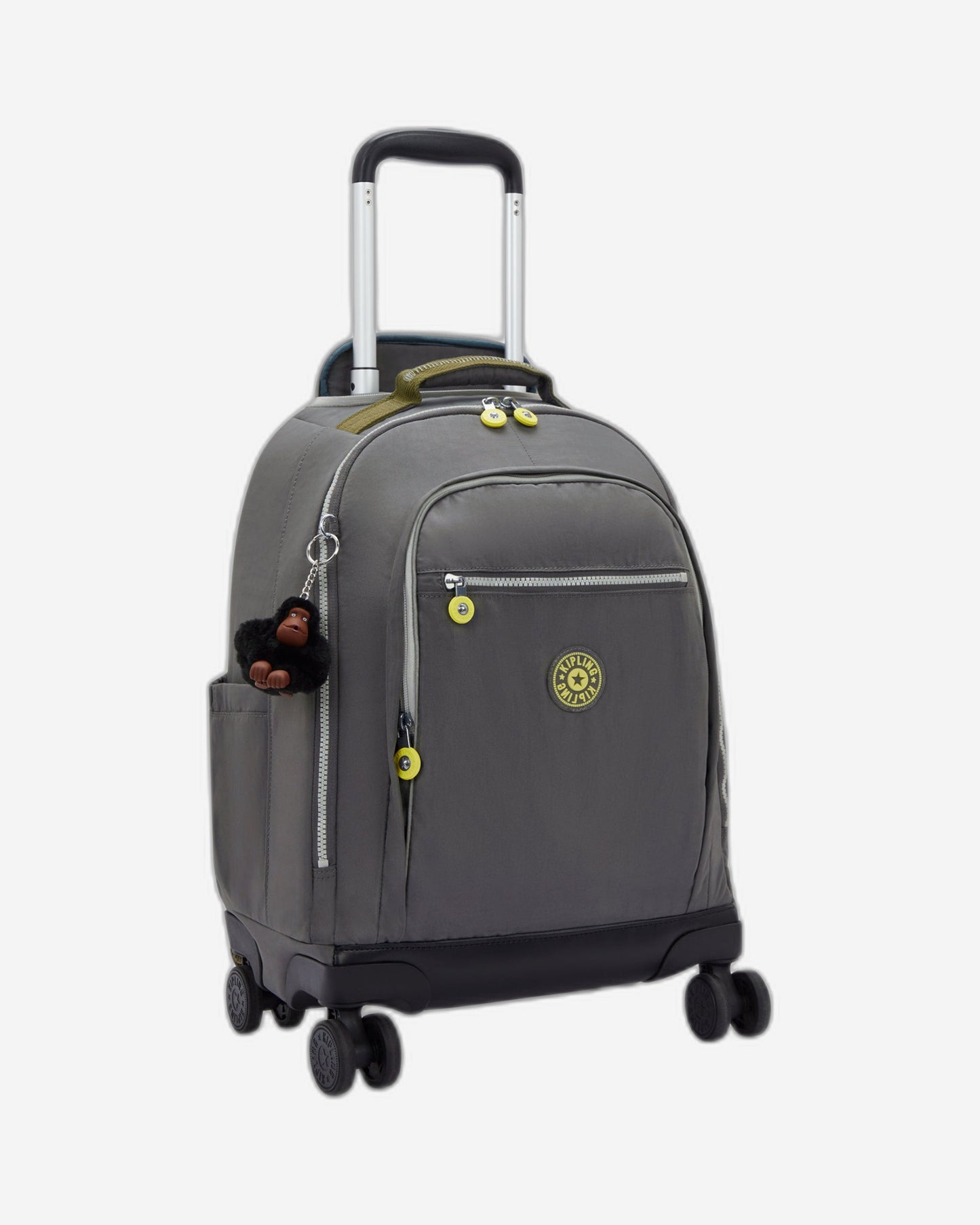 حقيبة ظهر Kipling New Zea Back to Grey كبيرة بعجلات مع حجرة للكمبيوتر المحمول I5246-1DX