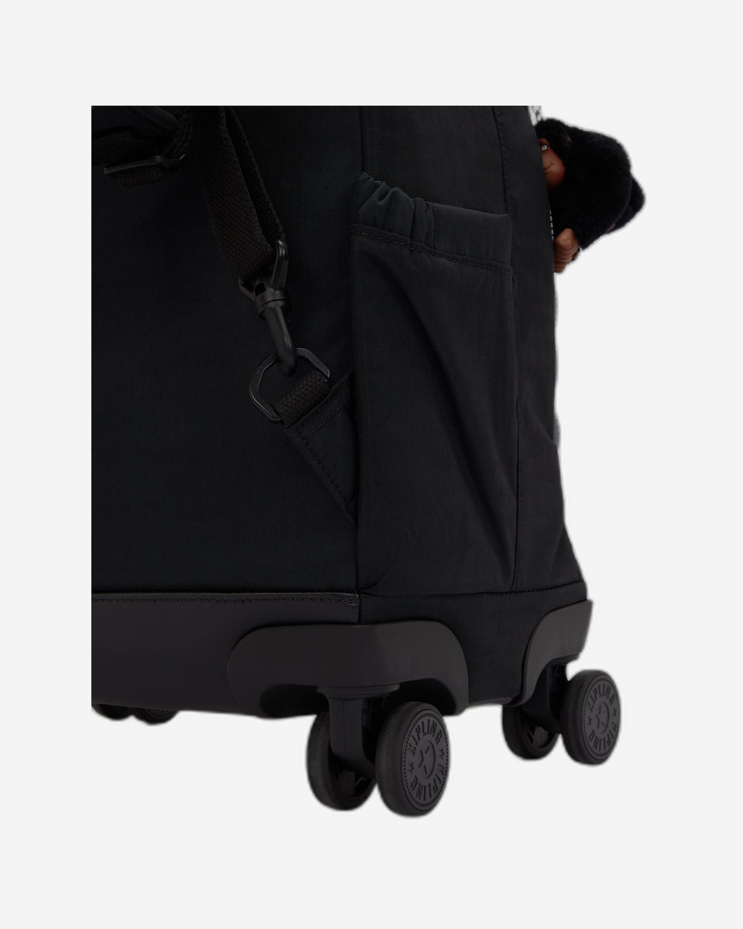 حقيبة ظهر كبيرة بعجلات من كيبلينج، طراز نيوزيلندا، لون أسود فضائي، مزودة بجيب للكمبيوتر المحمول، موديل I5246-2GX