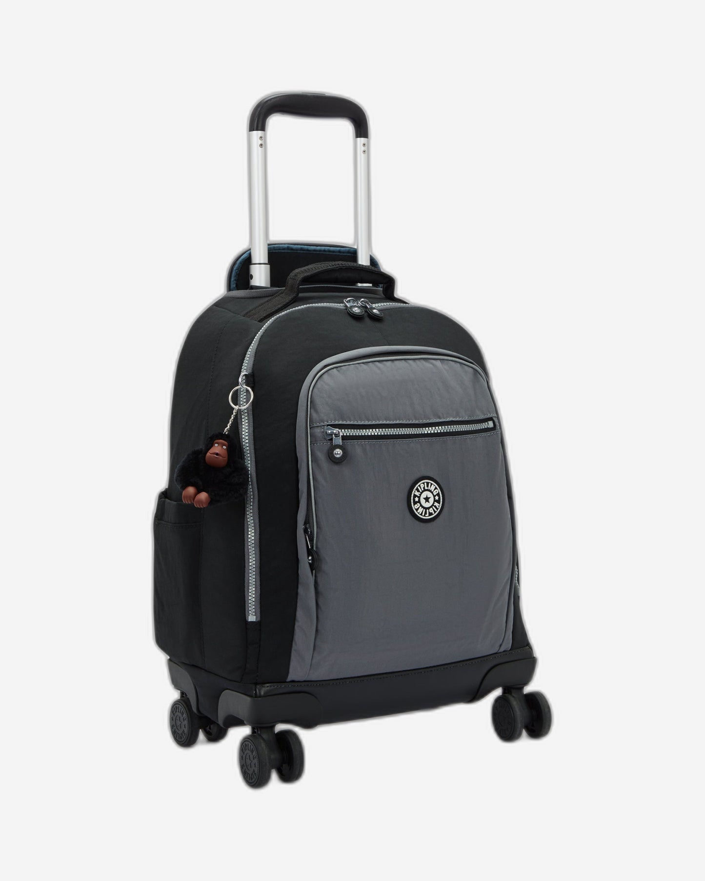 حقيبة ظهر كبيرة بعجلات من كيبلينج، طراز نيوزيلندا، لون أسود فضائي، مزودة بجيب للكمبيوتر المحمول، موديل I5246-2GX