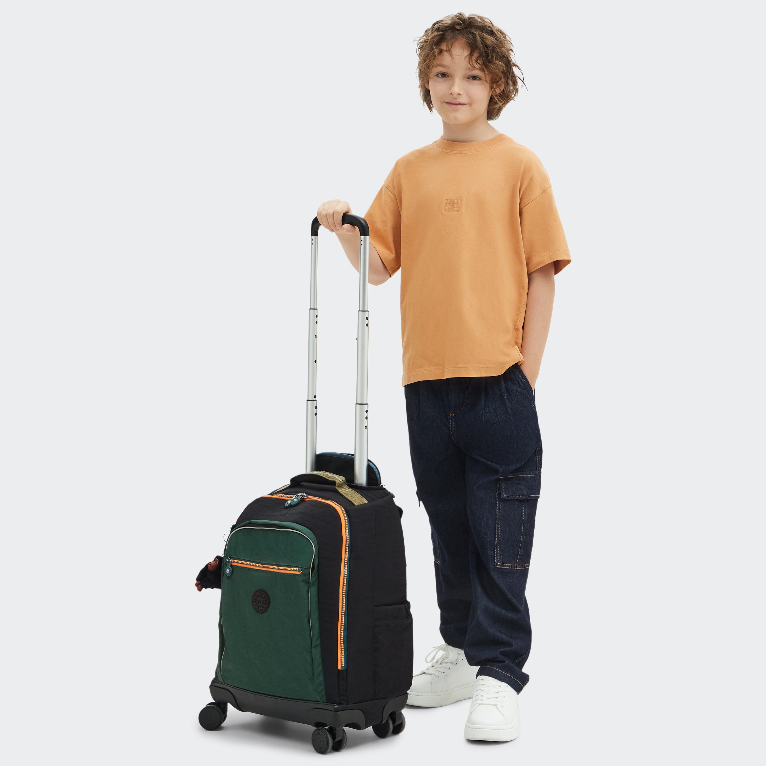 حقيبة ظهر Kipling New Zea Tree House Bl كبيرة بعجلات I5246-8LB