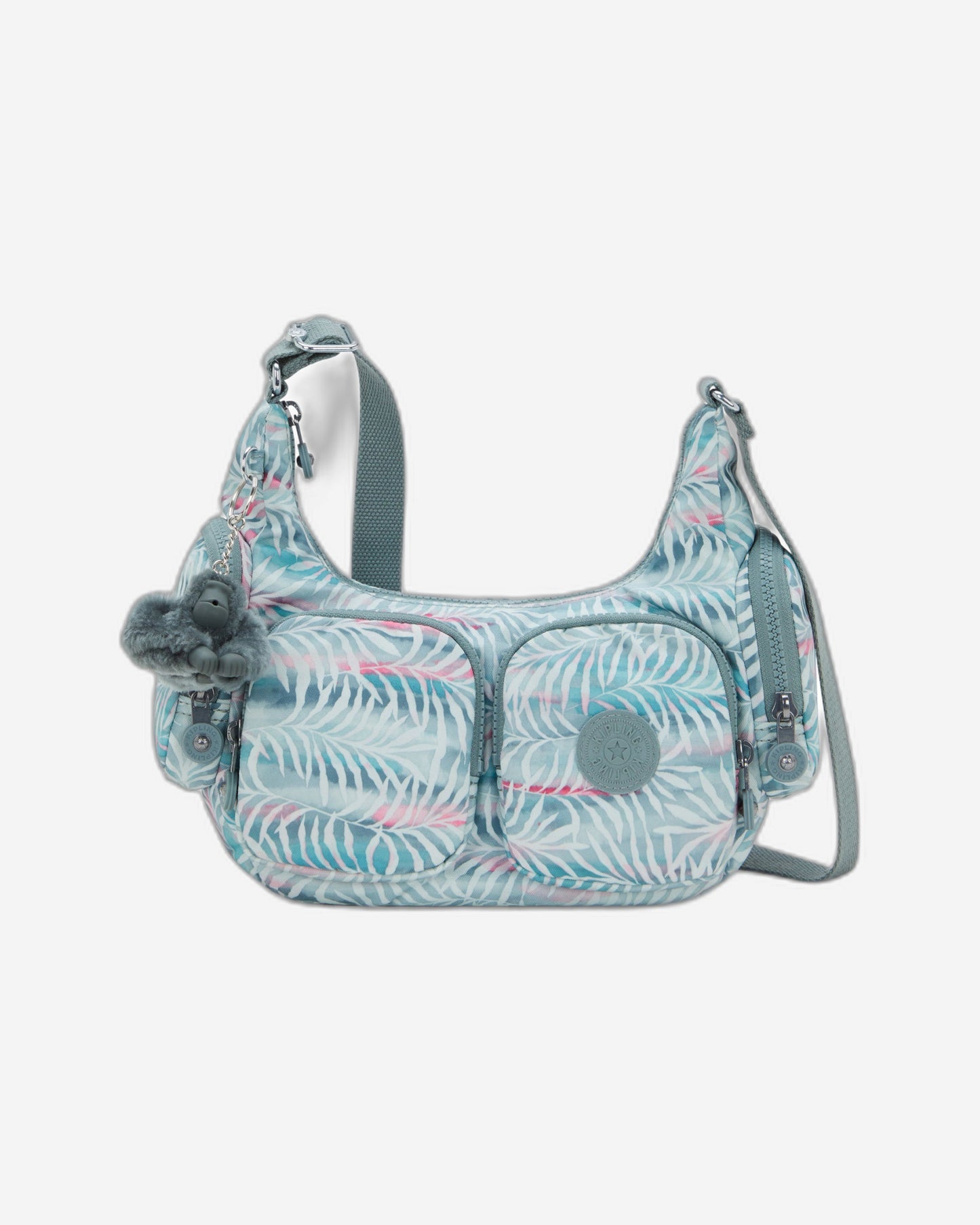 حقيبة كيبلينج ريكا إس بنقشة أوراق النخيل صغيرة الحجم I5271-3QN