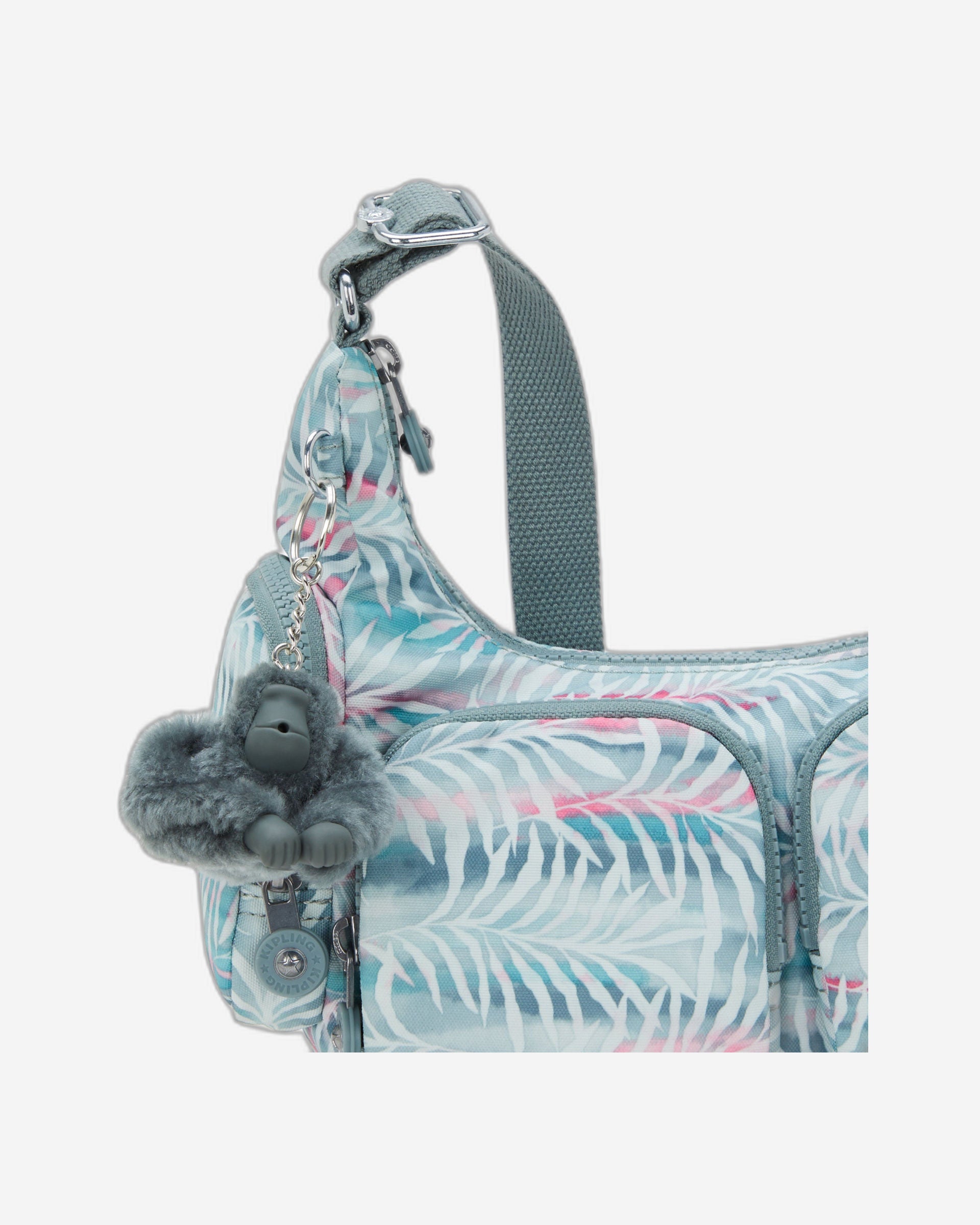 حقيبة كيبلينج ريكا إس بنقشة أوراق النخيل صغيرة الحجم I5271-3QN