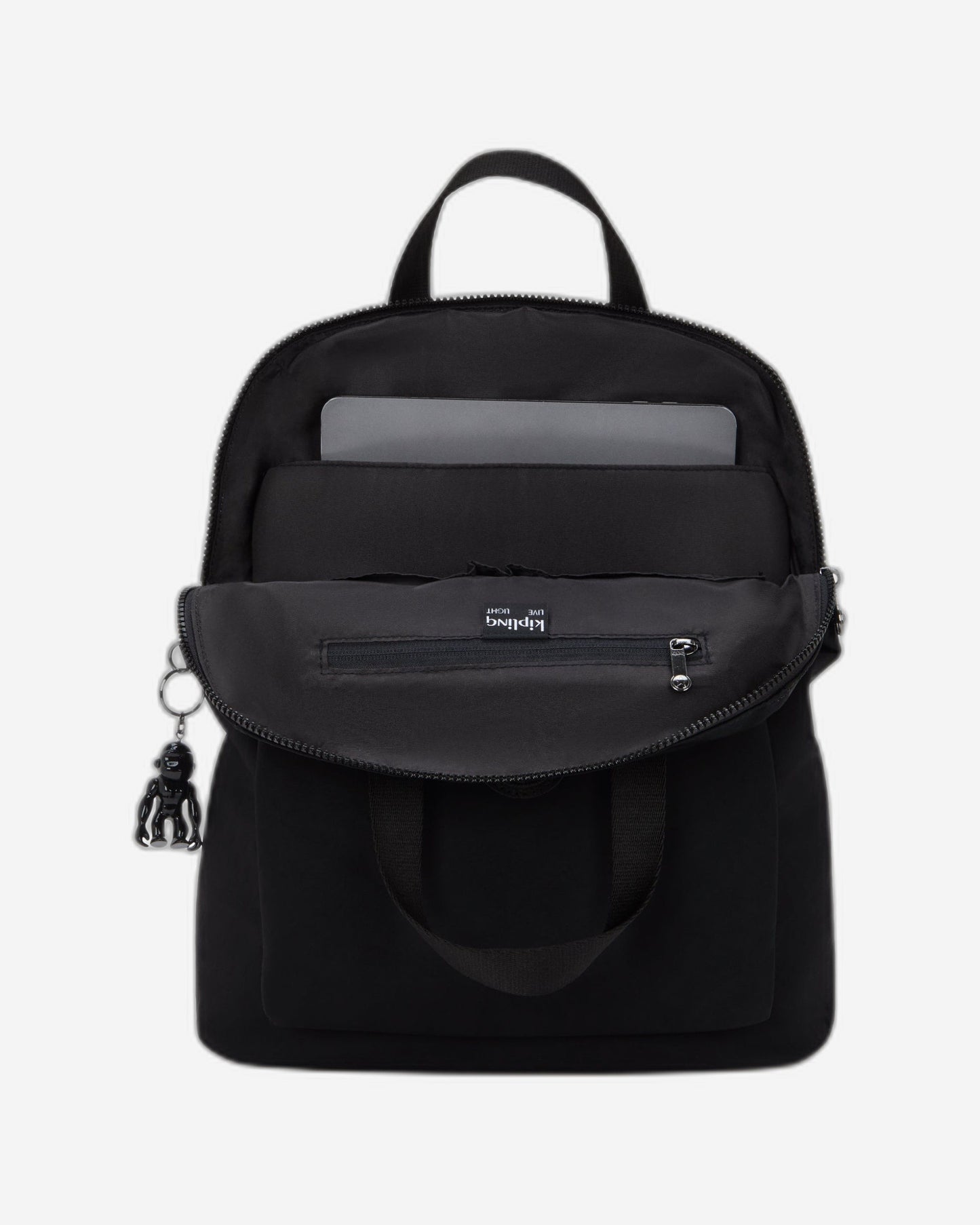 حقيبة ظهر Kipling Kazuki Infinite Black متوسطة الحجم (مع حجرة للكمبيوتر المحمول) I5306-2EN