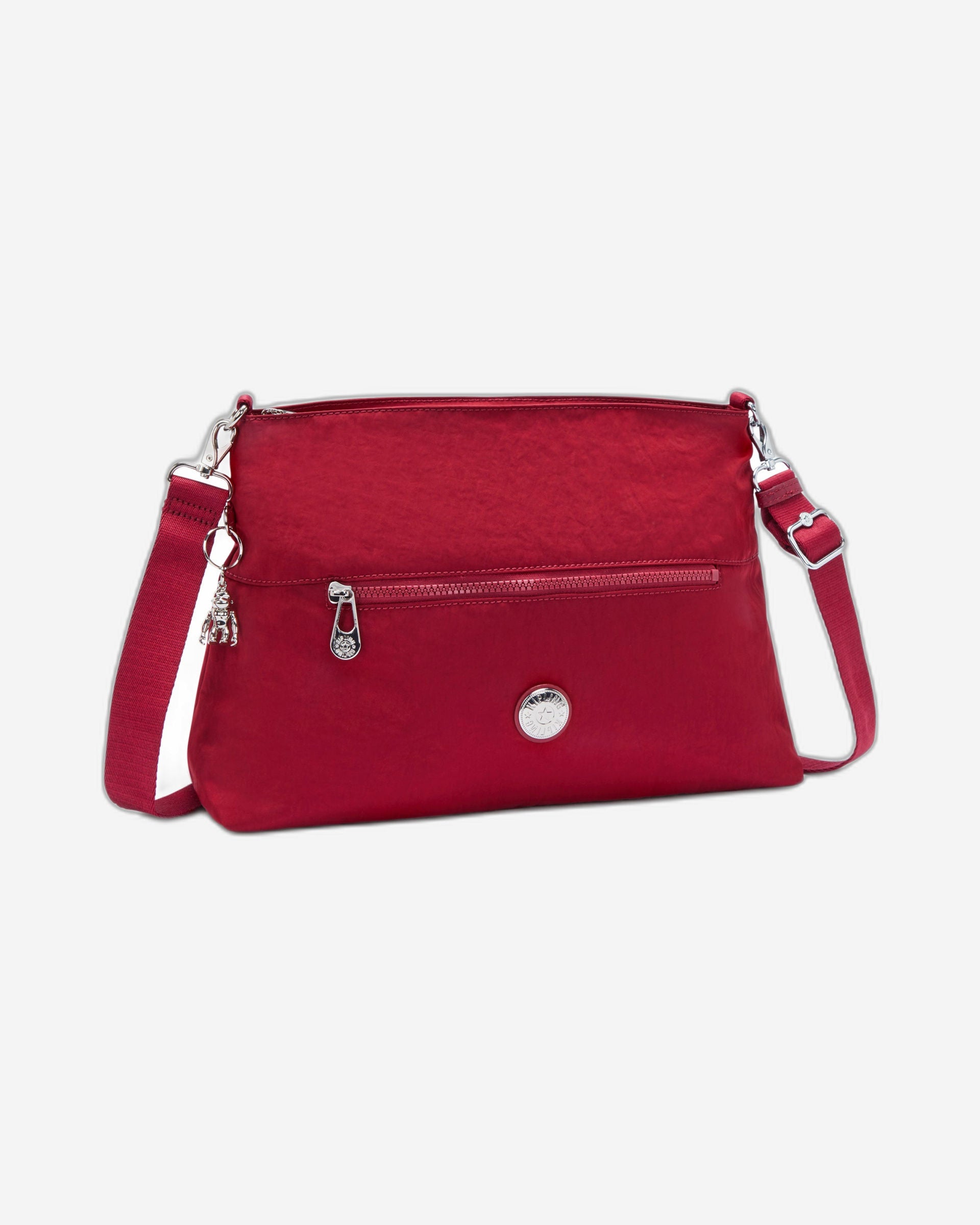 حقيبة كتف Kipling Pollie M Red Red Wine متوسطة الحجم I5346-6SE