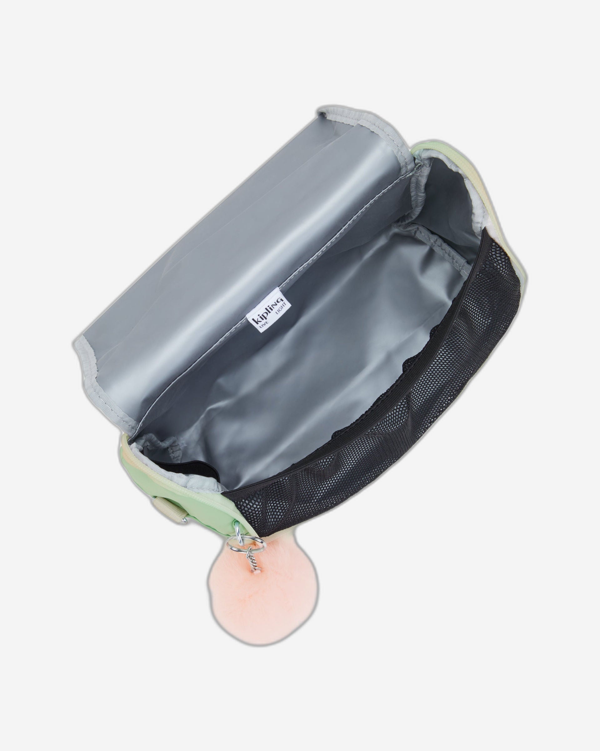 حقيبة غداء كيبلينج نيو كيشيرو ناعمة خضراء كبيرة مع جراب عربة C2I5356-5KY