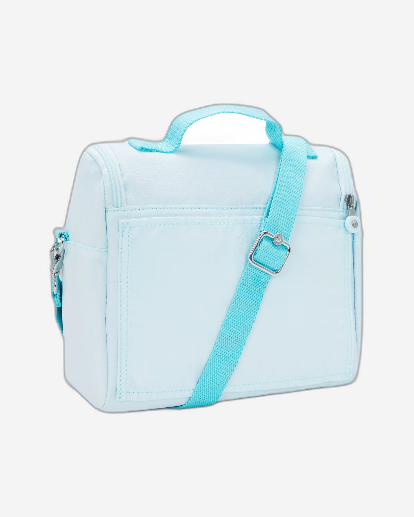 صندوق غداء كبير معدني أزرق سماوي جديد من KIPLING (مع جراب عربة) I5356-5MB