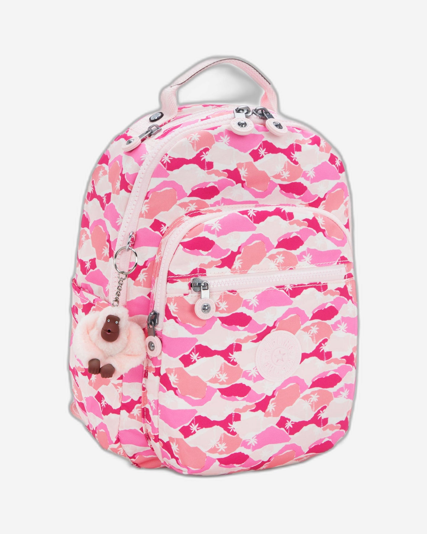 حقيبة كروسبودي كيبلينج أبانو إم بنقشة أوراق البحر I6237-1PR