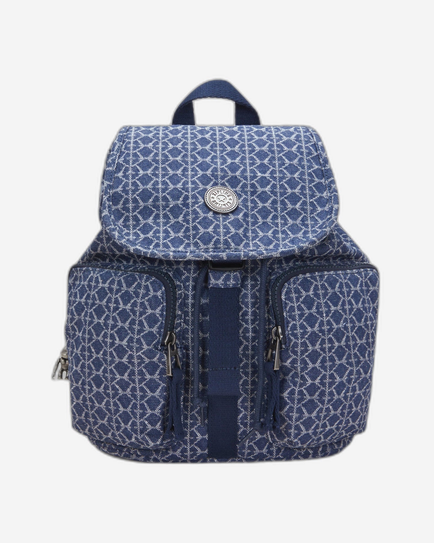 حقيبة ظهر Kipling Anto S Signature Denim صغيرة I5386-7PF