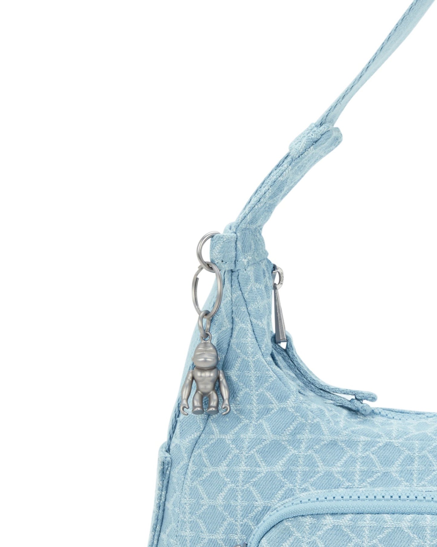 حقيبة كتف صغيرة Kipling Karis S من قماش الدنيم الخفيف I5455-3LL