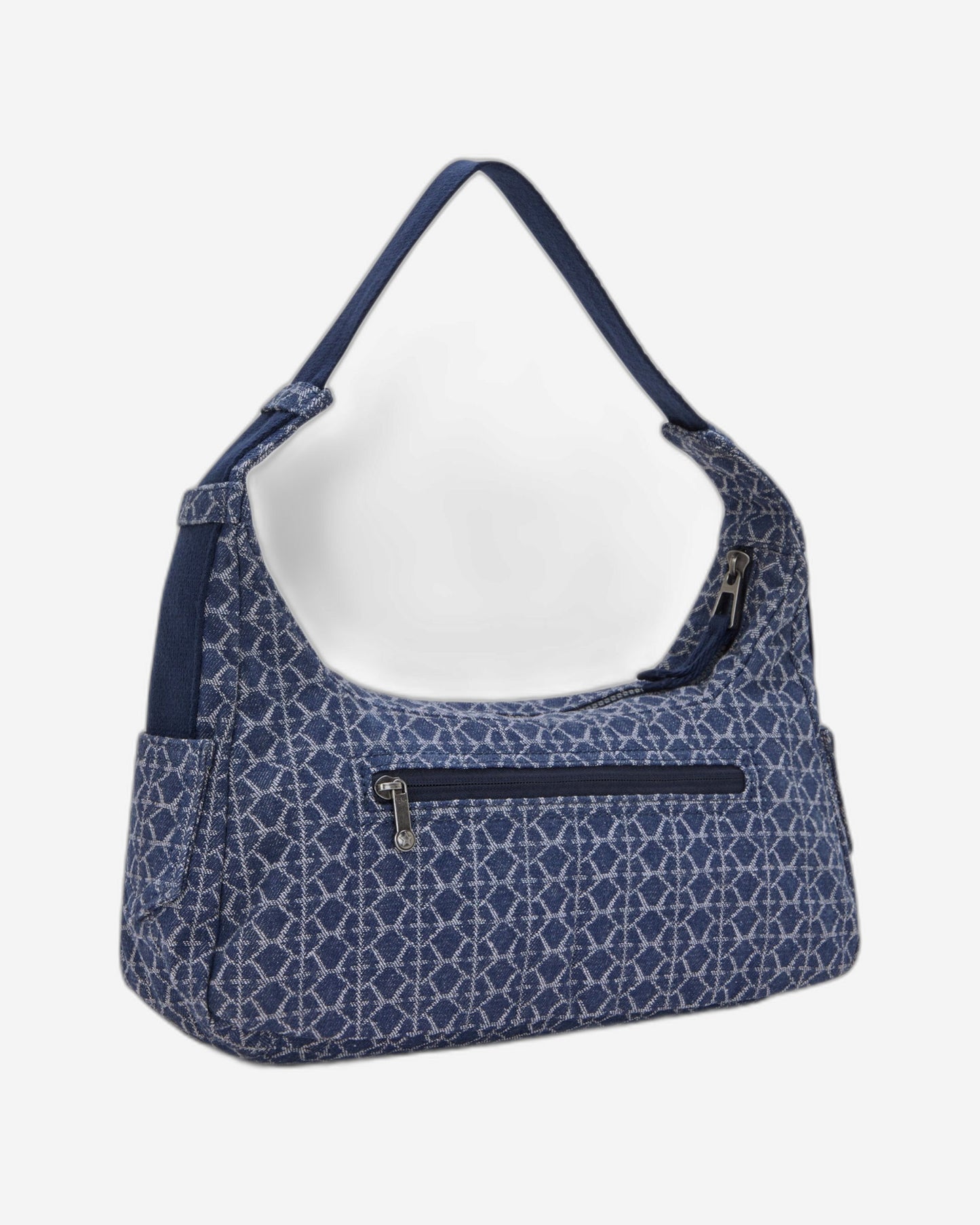 حقيبة كتف صغيرة من قماش الدنيم من Kipling Karis S Signature I5455-7PF
