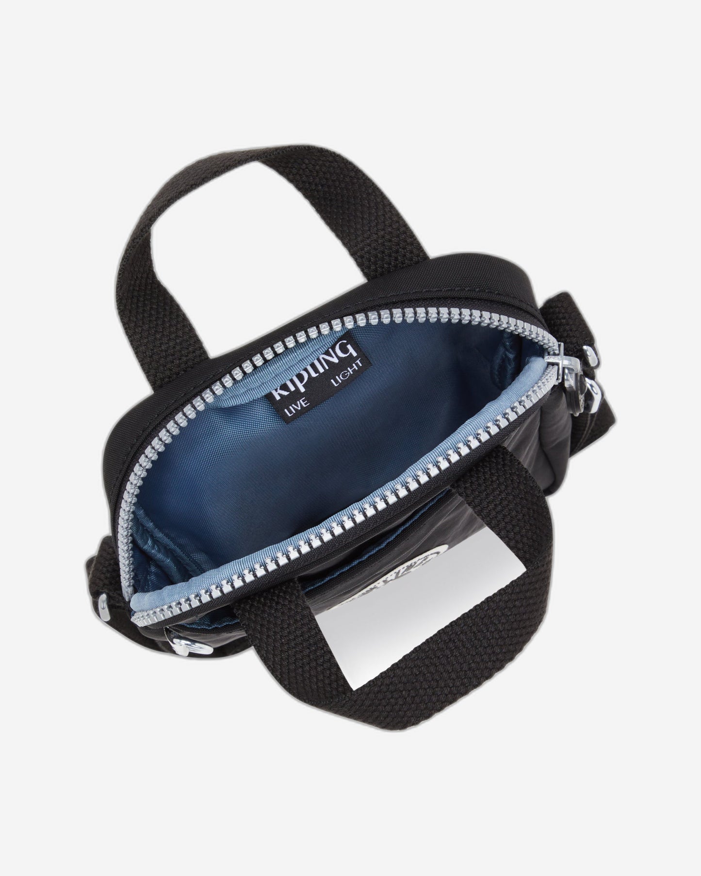 حقيبة كتف صغيرة سوداء من كيبلينج ليفي كيه فالي C2I5459-X86