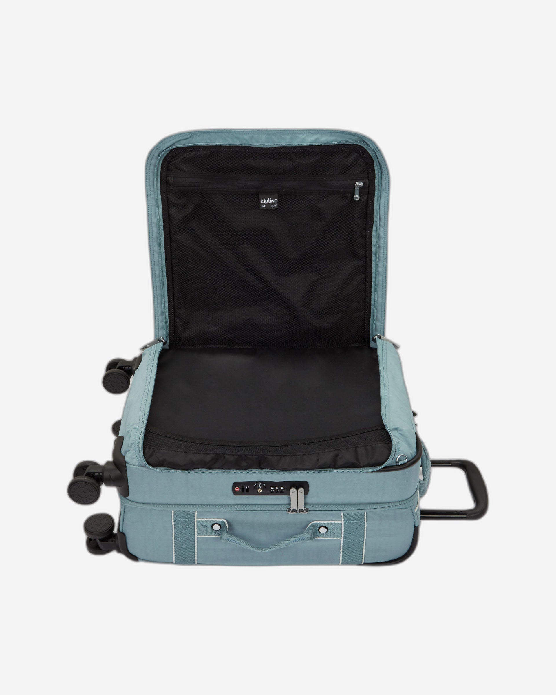 حقيبة سفر كيبلينج سبونتانيوس إس رمادية مريحة صغيرة بعجلات I5508-3NL