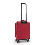 حقيبة سفر Kipling Spontaneous S صغيرة الحجم ذات عجلات بلون أحمر جذاب I5508-4SS